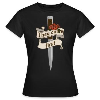 Académie des vampires - T-shirt Femme - noir - Devant - AI Model Female 172 dark (172cm)