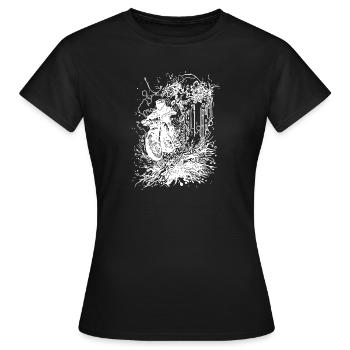 Offroad Splash Style Rennsport Geländefahrt - Frauen T-Shirt - Schwarz - Vorne - AI Model Female 172 dark (172cm)