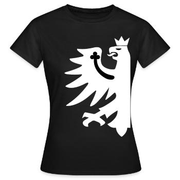 Tirol - Frauen T-Shirt - Schwarz - Vorne - AI Model Female 172 dark (172cm)