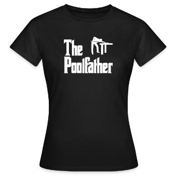 Billiards Pool Snooker Poolfather - Women's T-Shirt - black - Front - AI Model Female 172 dark (172cm)