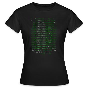 Matrix Bier - Frauen T-Shirt - Schwarz - Vorne - AI Model Female 172 dark (172cm)