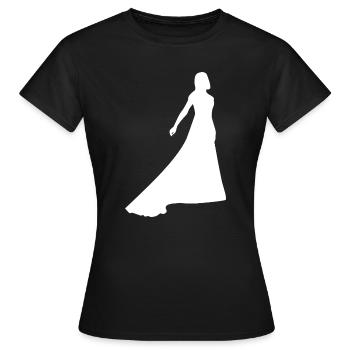 Wedding - Women's T-Shirt - black - Front - AI Model Female 172 dark (172cm)