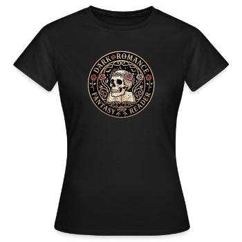 Dark Romance - Women's T-Shirt - black - Front - AI Model Female 172 dark (172cm)