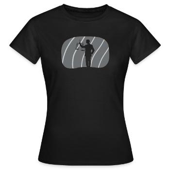 Anwalt Recht Versicherung - Frauen T-Shirt - Schwarz - Vorne - AI Model Female 172 dark (172cm)