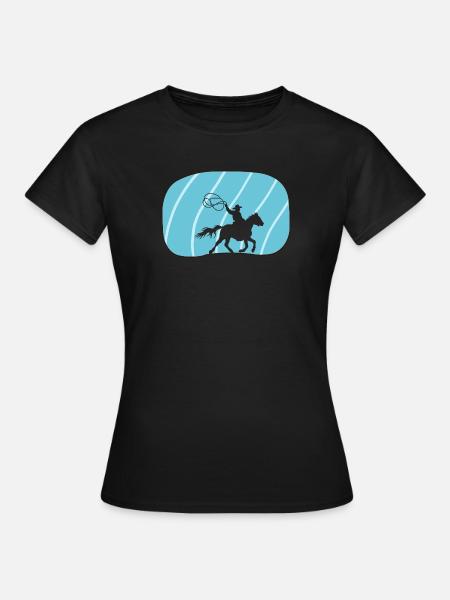 Cowboy Ranch - Frauen T-Shirt - Schwarz