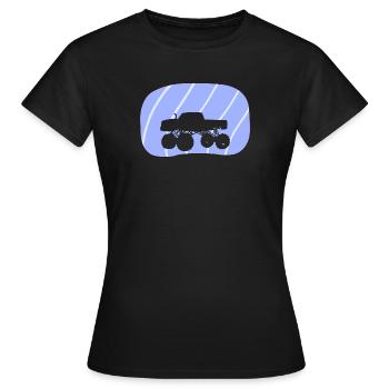 Monster Truck Véhicules tout-terrain Conducteur hors route - T-shirt Femme - noir - Devant - AI Model Female 172 dark (172cm)