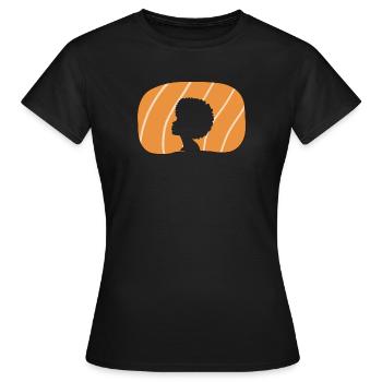 Afro Funky Groove - T-shirt Femme - noir - Devant - AI Model Female 172 dark (172cm)