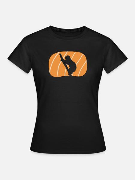 Faultier Müdigkeit Rest - Frauen T-Shirt - Schwarz