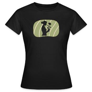 Floristry Flower Power Arrosoir - T-shirt Femme - noir - Devant - AI Model Female 172 dark (172cm)