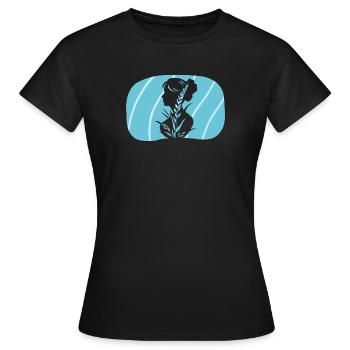 Vegan Animal Rights Gesund - Frauen T-Shirt - Schwarz - Vorne - AI Model Female 172 dark (172cm)