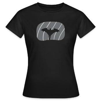 Wingsuit Fliegen Gleiten Stuntman - Frauen T-Shirt - Schwarz - Vorne - AI Model Female 172 dark (172cm)