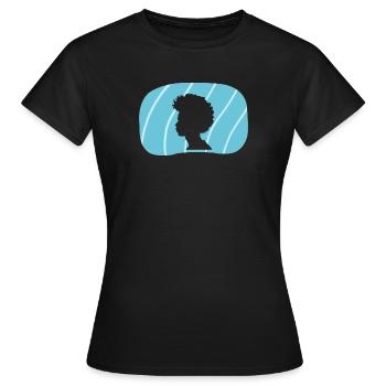 Soul Afro - T-shirt Femme - noir - Devant - AI Model Female 172 dark (172cm)