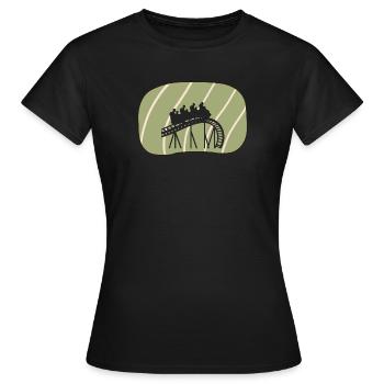 Rummel Lukas Riesenrad - Frauen T-Shirt - Schwarz - Vorne - AI Model Female 172 dark (172cm)