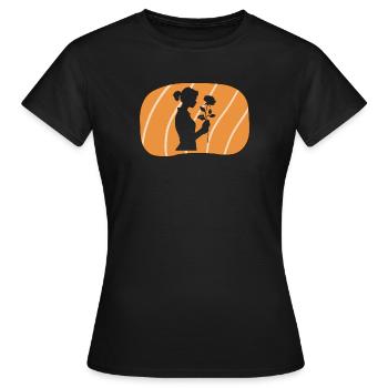 Arrosoir de fleuriste - T-shirt Femme - noir - Devant - AI Model Female 172 dark (172cm)