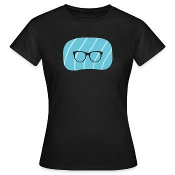 Lesen Writing Literatur - Frauen T-Shirt - Schwarz - Vorne - AI Model Female 172 dark (172cm)