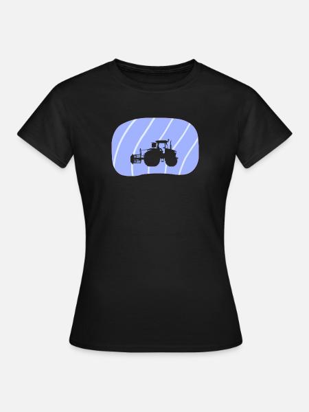 Maehdrescher Ranch - Frauen T-Shirt - Schwarz