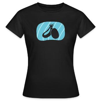 Vegan Tierschutz Speise - Frauen T-Shirt - Schwarz - Vorne - AI Model Female 172 dark (172cm)