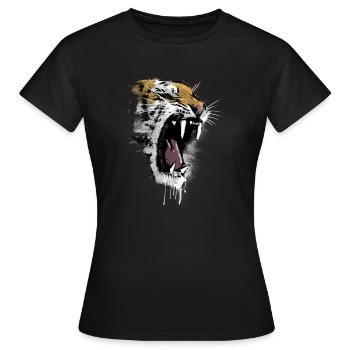 Rage Instinct - Women's T-Shirt - black - Front - AI Model Female 172 dark (172cm)
