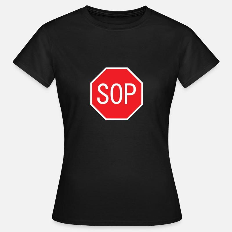 SOP shield - Women's T-Shirt - black