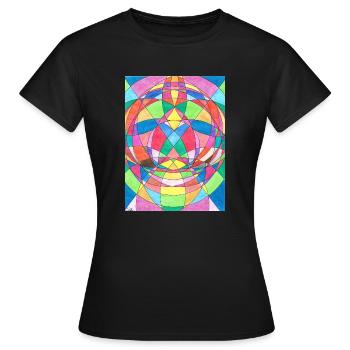 Guérison des chakras - T-shirt Femme - noir - Devant - AI Model Female 172 dark (172cm)