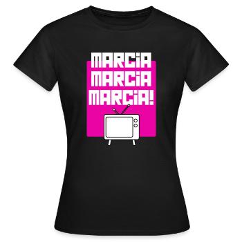 Retro tee Tv - Women's T-Shirt - black - Front - AI Model Female 172 dark (172cm)