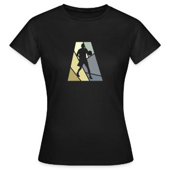 BBall Basketball Hooping - T-shirt Femme - noir - Devant - AI Model Female 172 dark (172cm)