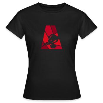 BMX VTT BMX - T-shirt Femme - noir - Devant - AI Model Female 172 dark (172cm)