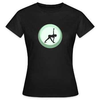 Mantra Vinyasa Mantra - T-shirt Femme - noir - Devant - AI Model Female 172 dark (172cm)