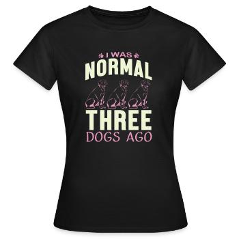 PawPrint Couture - Frauen T-Shirt - Schwarz - Vorne - AI Model Female 172 dark (172cm)