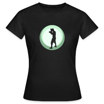 Boxen Uppercut - Frauen T-Shirt - Schwarz - Vorne - AI Model Female 172 dark (172cm)
