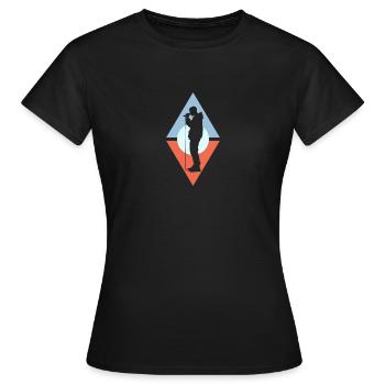 Beatbox DJ Djing - Frauen T-Shirt - Schwarz - Vorne - AI Model Female 172 dark (172cm)