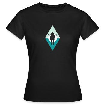 Imker Wabe Nektar - Frauen T-Shirt - Schwarz - Vorne - AI Model Female 172 dark (172cm)