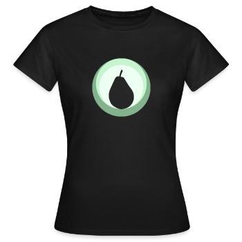 Petit-déjeuner végétalien Foodie - T-shirt Femme - noir - Devant - AI Model Female 172 dark (172cm)