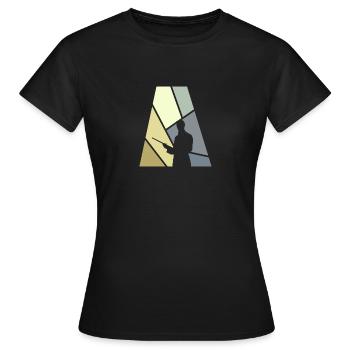 Billard Joueur De Billard Boule De Billard - T-shirt Femme - noir - Devant - AI Model Female 172 dark (172cm)