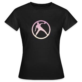 Table Tennis Rackets Table Tennis Tennis - Women's T-Shirt - black - Front - AI Model Female 172 dark (172cm)