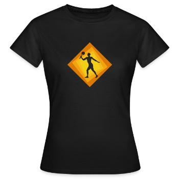 Tennis de plage Tennis de plage Tennis de plage - T-shirt Femme - noir - Devant - AI Model Female 172 dark (172cm)