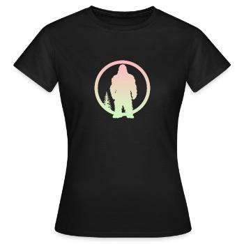 Big foot Big foot Big foot Lochness - Frauen T-Shirt - Schwarz - Vorne - AI Model Female 172 dark (172cm)