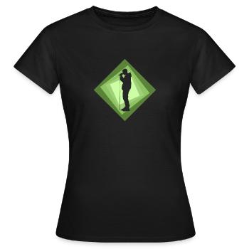 Beatbox Djing Beatbox - Frauen T-Shirt - Schwarz - Vorne - AI Model Female 172 dark (172cm)