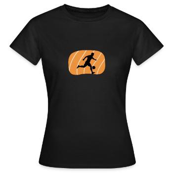 Beach Ball Soccer Beach Soccer - T-shirt Femme - noir - Devant - AI Model Female 172 dark (172cm)