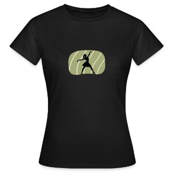 Ballett Tänzerin Oper Oper - Frauen T-Shirt - Schwarz - Vorne - AI Model Female 172 dark (172cm)