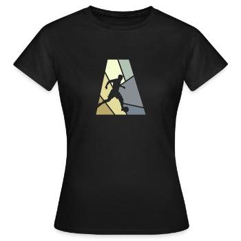 Beach Soccer Joueur de Beach Soccer - T-shirt Femme - noir - Devant - AI Model Female 172 dark (172cm)