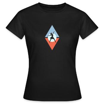 Ballett Schwanensee Balletttänzerin - Frauen T-Shirt - Schwarz - Vorne - AI Model Female 172 dark (172cm)