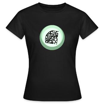 Burger au fromage Gourmet - T-shirt Femme - noir - Devant - AI Model Female 172 dark (172cm)
