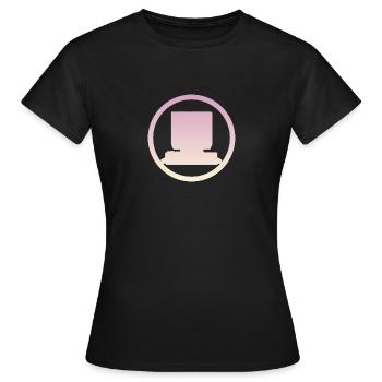 Computerarbeit Computer Computer - Frauen T-Shirt - Schwarz - Vorne - AI Model Female 172 dark (172cm)