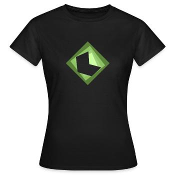 Page d’accueil de Blogger Blogging - T-shirt Femme - noir - Devant - AI Model Female 172 dark (172cm)