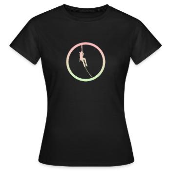 Klettern Felsklettern Felsklettern Sportler - Frauen T-Shirt - Schwarz - Vorne - AI Model Female 172 dark (172cm)