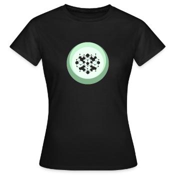 Crypto Coin Coin - T-shirt Femme - noir - Devant - AI Model Female 172 dark (172cm)