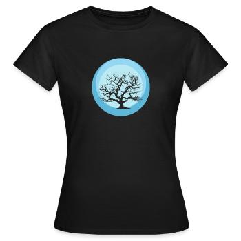 Botanik Pflanzen Flora - Frauen T-Shirt - Schwarz - Vorne - AI Model Female 172 dark (172cm)