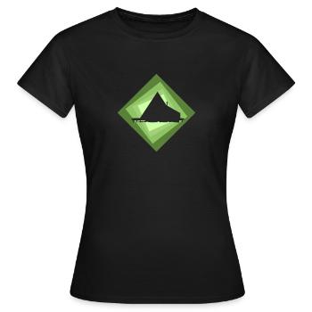 Glamping House House - Women's T-Shirt - black - Front - AI Model Female 172 dark (172cm)