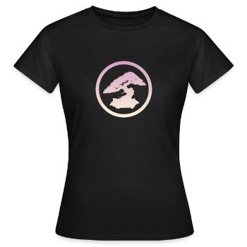 Arbre d’art japonais - T-shirt Femme - noir - Devant - AI Model Female 172 dark (172cm)